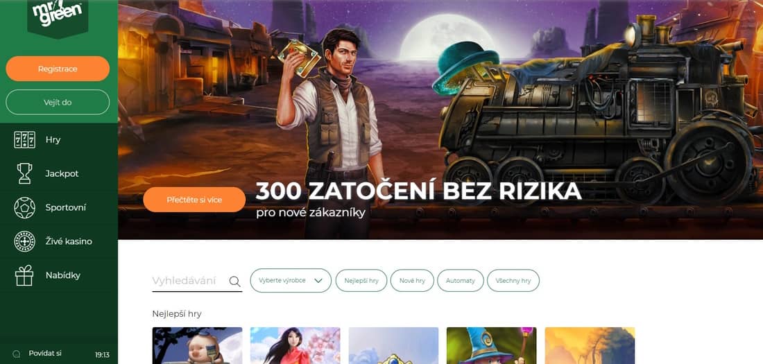přehled virtuálních kasin
